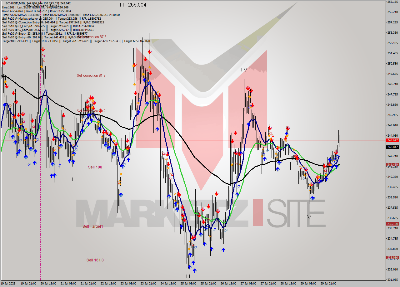 BCHUSD M30 Signal