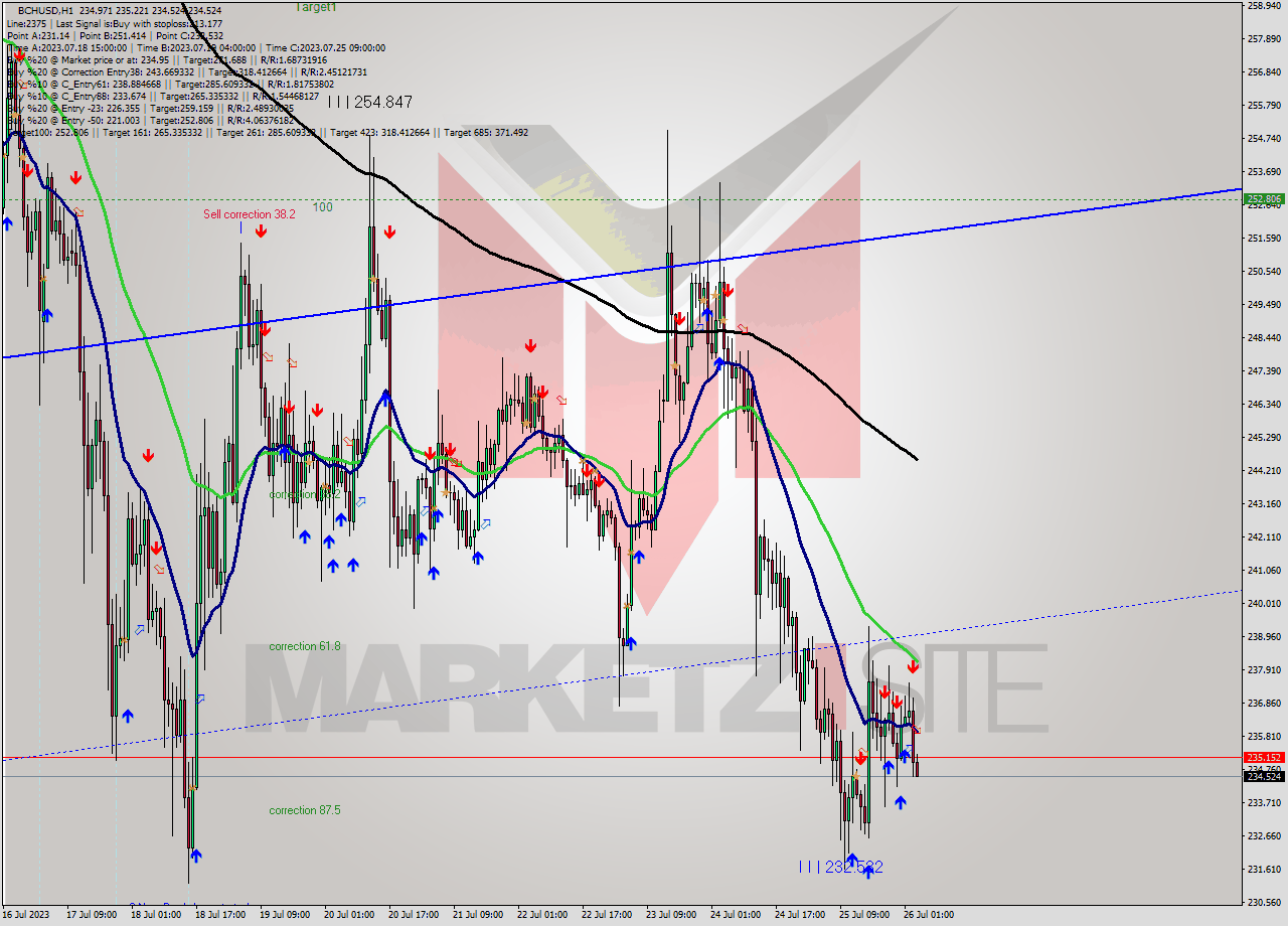 BCHUSD H1 Signal