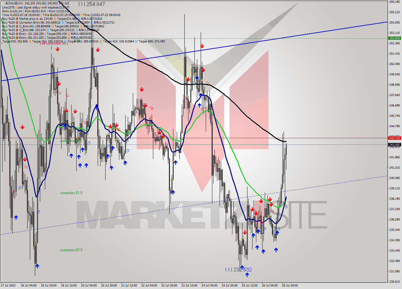 BCHUSD H1 Signal