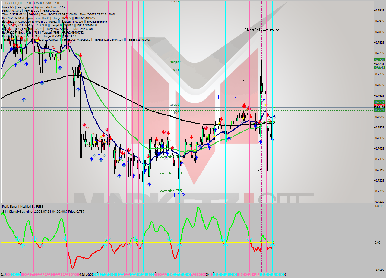 EOSUSD H1 Signal